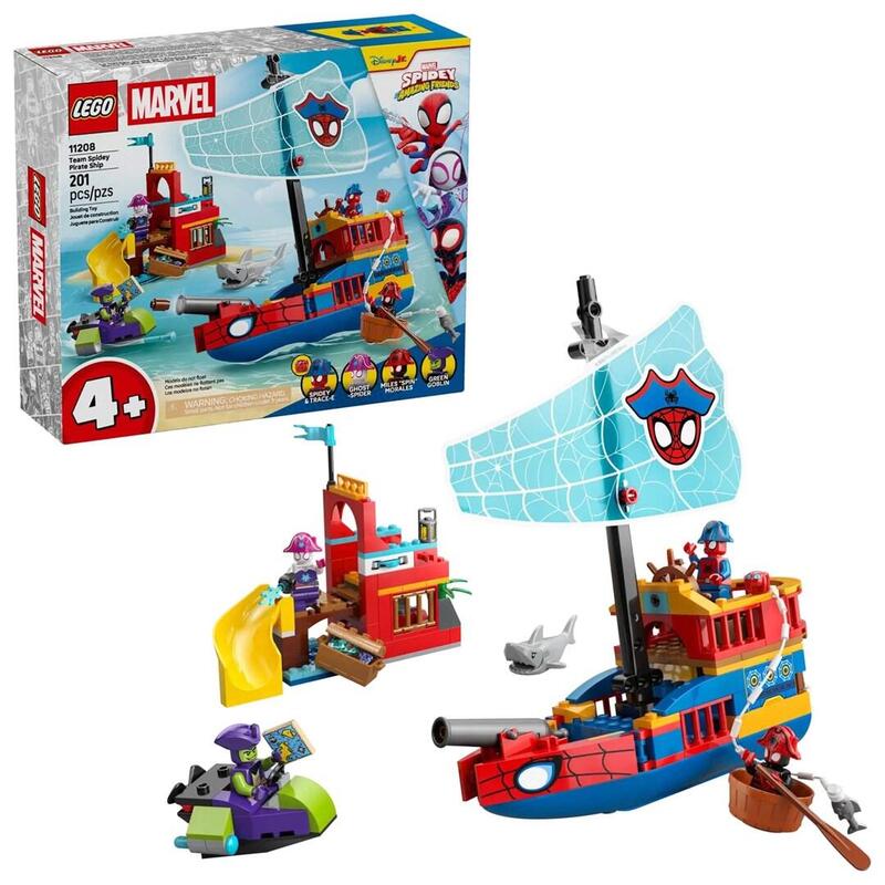 Lego 11208 Marvel Spidey Und Seine Super-Freunde Piratenschiff Von Spideys Team 11208