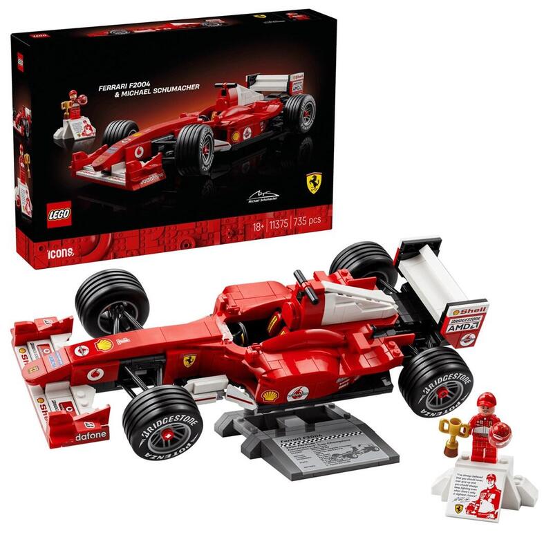 Lego 11375 Icons Ferrari F2004 Und Michael Schumacher 11375