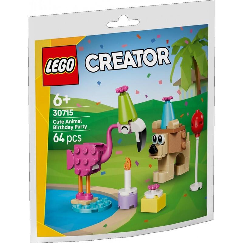 Lego 30715 Creator Niedliche Tiere Feiern Geburtstag (Polybag) 30715
