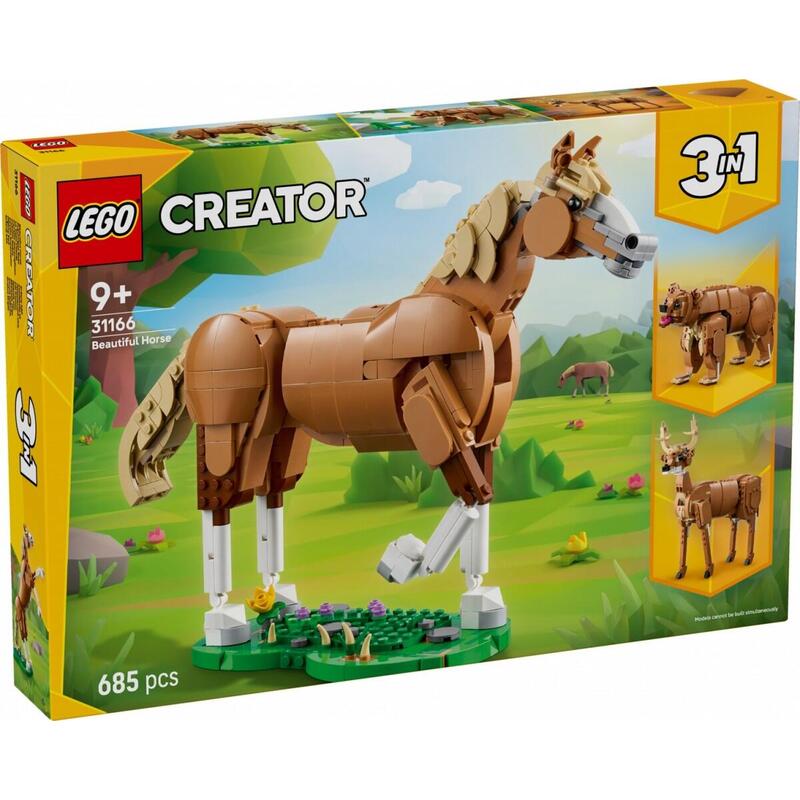 Lego 31166 Creator 3 En 1 Hermoso Caballo