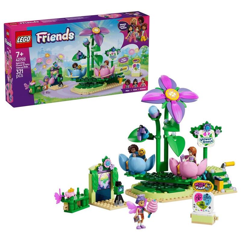 Lego 42702 Friends Feentassen-Karussell Mit Blumendeko 42702