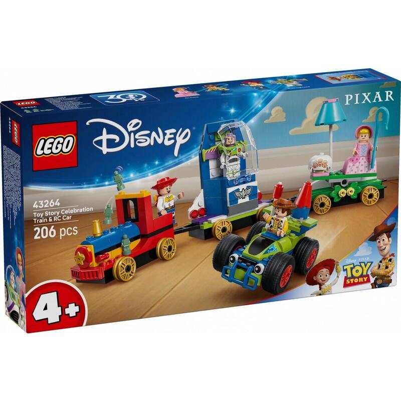 Lego 43264 Disney Pixar Party Train Y El Coche Rc De Toy Story
