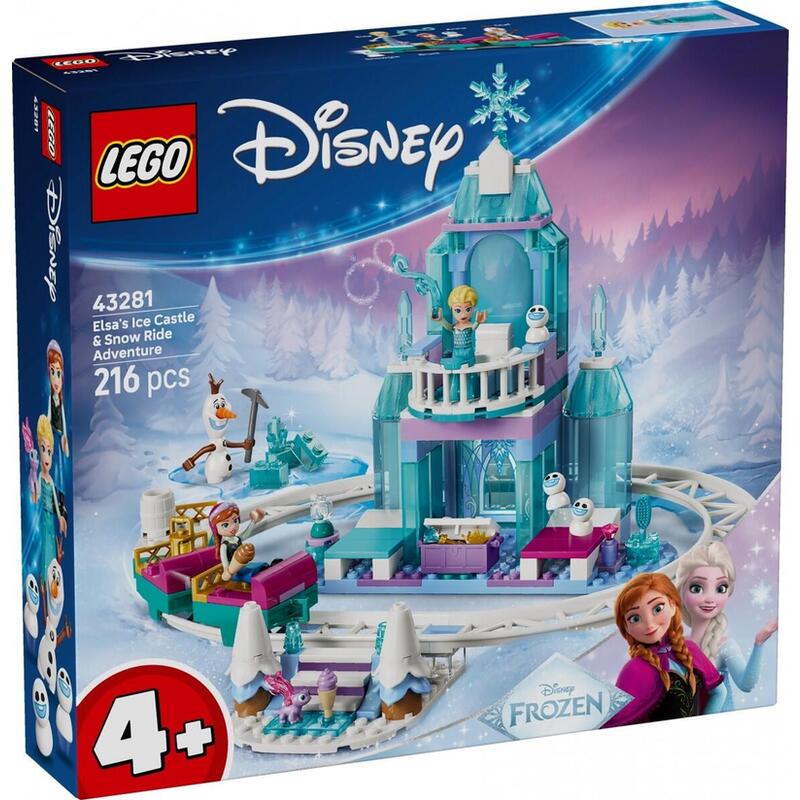 Lego 43281 Disney Princess Elsas Schlittenfahrt Um Den Eispalast 43281