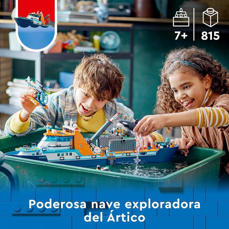 Lego 60368 City Barco Explorador Del Ártico