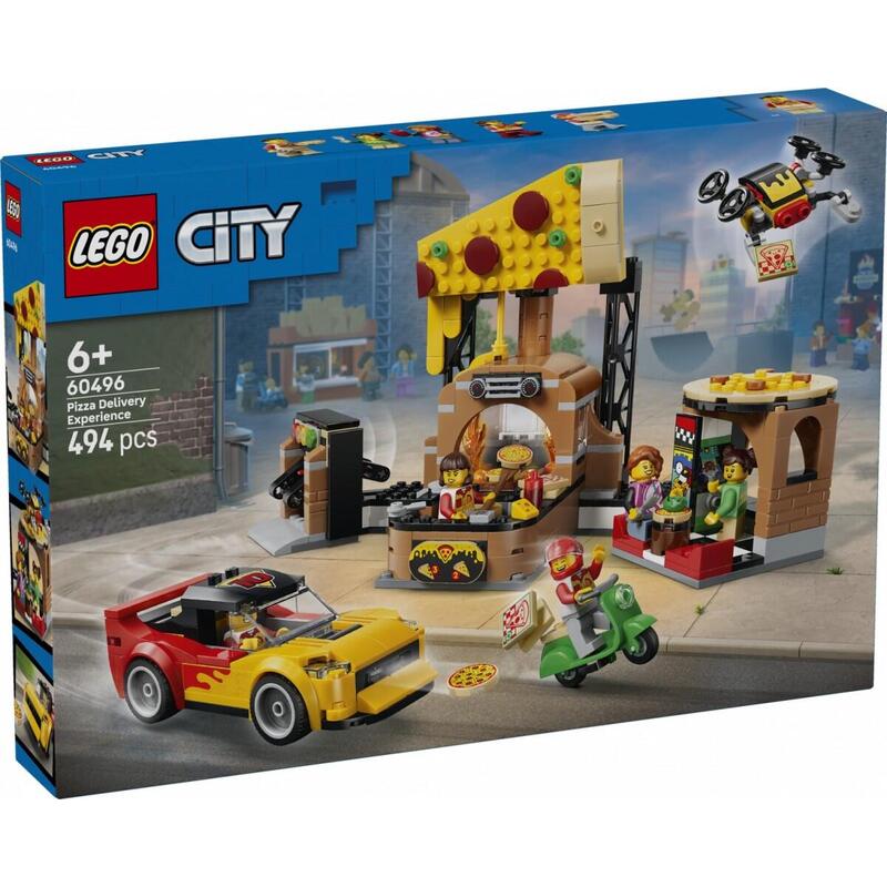 Lego 60496 City Pizza-Liefererlebnis Mit Fahrzeugen 60496