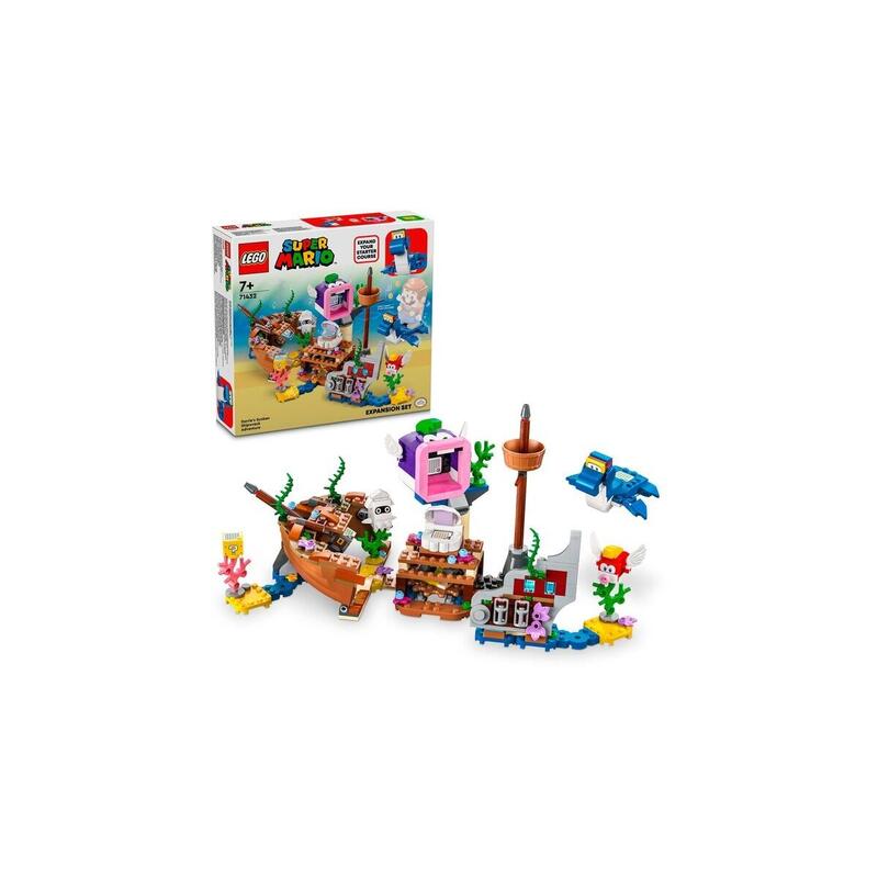 Lego 71432 Super Mario Dorrie Y El Barco Hundido Set De Expansión