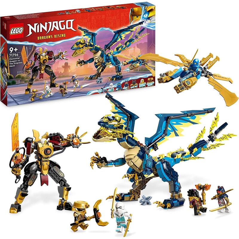 Lego 71796 Ninjago Dragón Elemental Contra La Emperatriz Mech