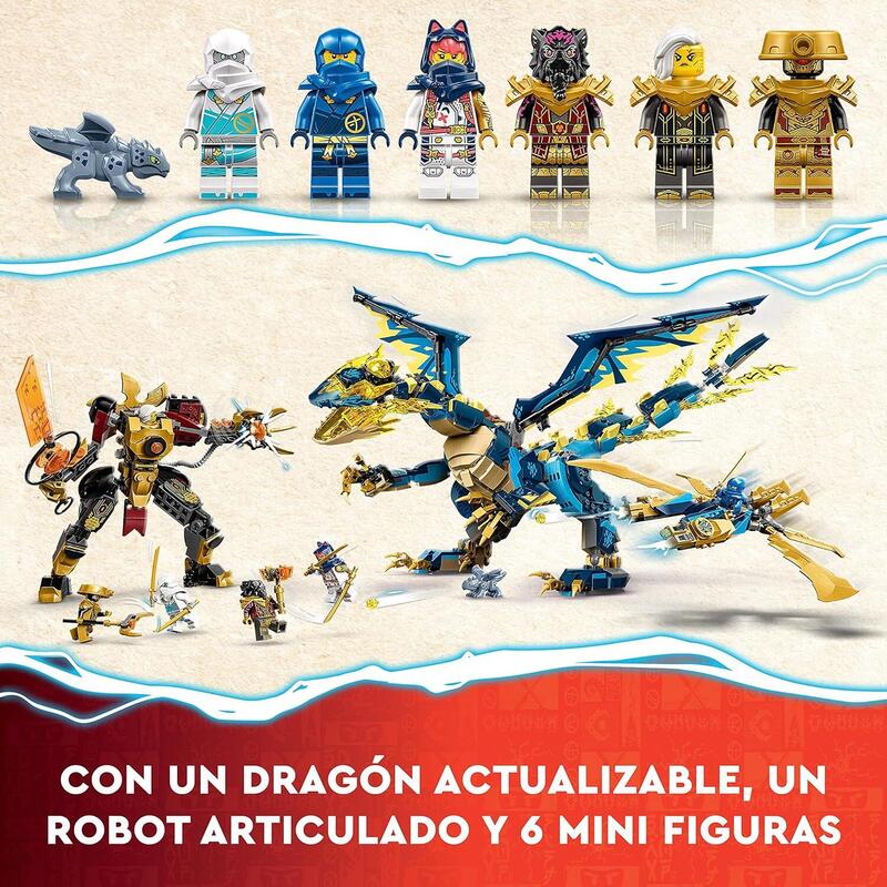Lego 71796 Ninjago Dragón Elemental Contra La Emperatriz Mech