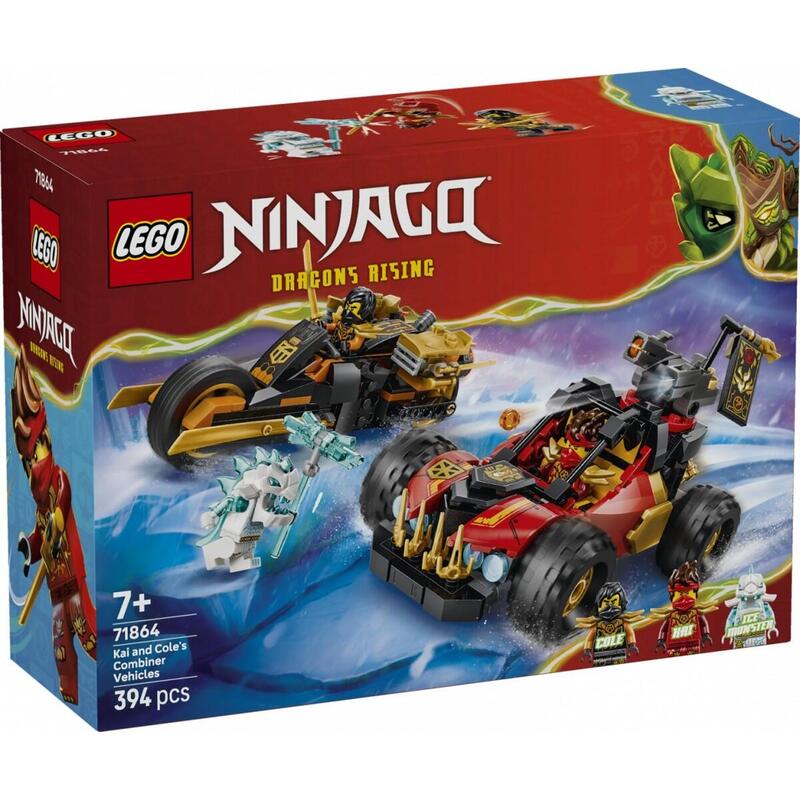 Lego 71864 Ninjago Kais Und Coles Kombi-Flitzer 71864