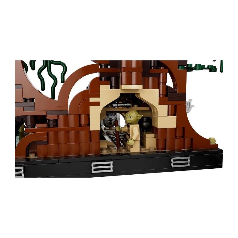 Lego 75330 Star Wars Diorama: Entrenamiento Jedi En Dagobah