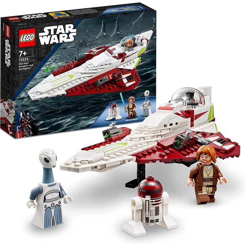 Lego 75333 Star Wars Caza Estelar Jedi De Obi-Wan Kenobi