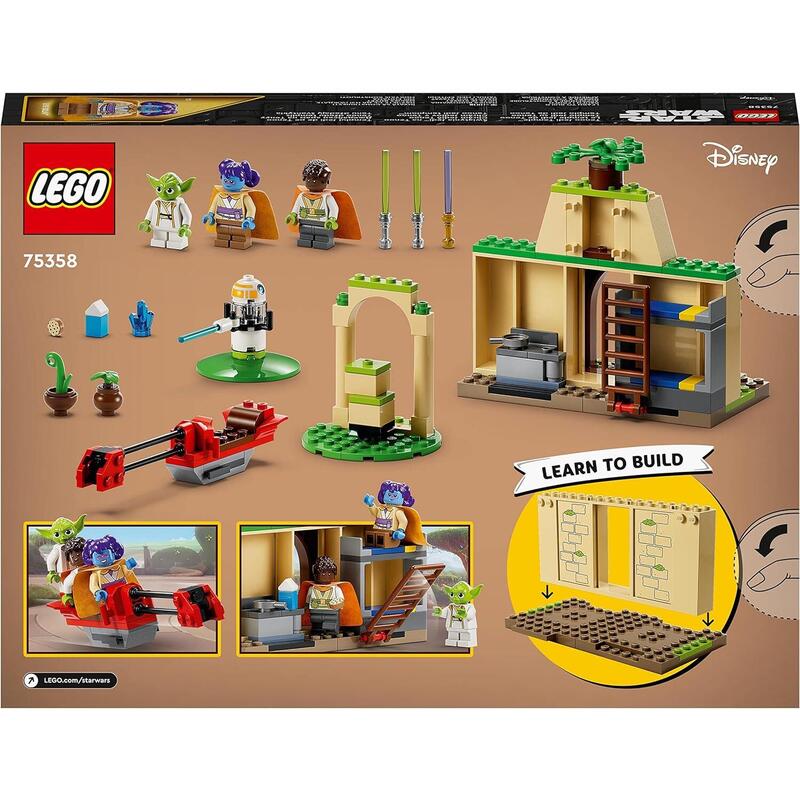 Lego 75358 Star Wars Templo Tenoo Jedi Con El Maestro Yoda