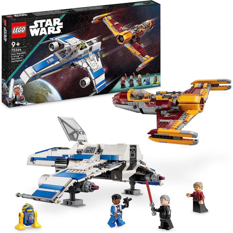 Lego 75364 Star Wars Ala-E De La Nueva República Vs. Caza Estelar De Shin Hati