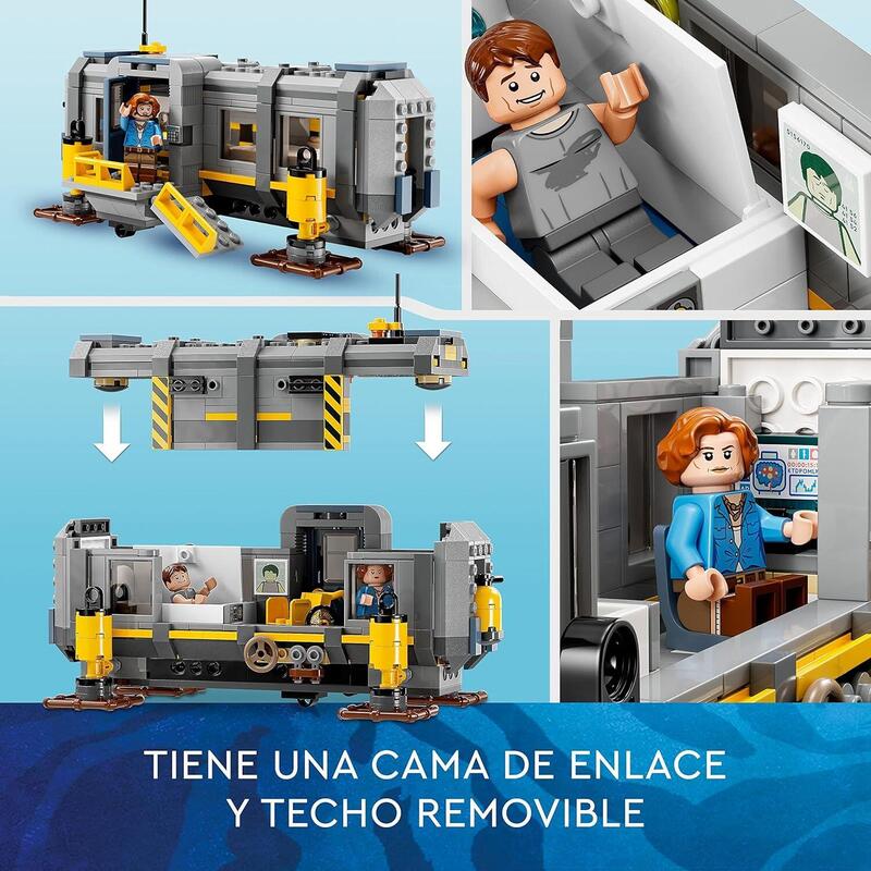 Lego 75573 Avatar Montañas Flotantes: Sector 26 Y Samson De La Rda, Helicóptero De Juguete Para Construir, Direhorse Animales Y 5 Mini Figuras, Idea De Regalo