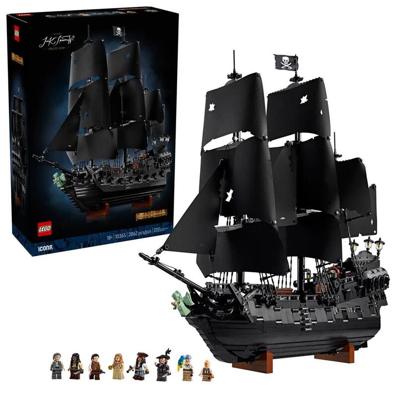 Lego Icons 10365 El Barco Pirata Del Capitán Jack Sparrow