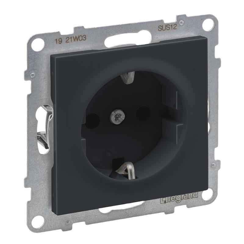 Legrand 765420 Seano Schutzkontakt-Steckdose Steckklemmen