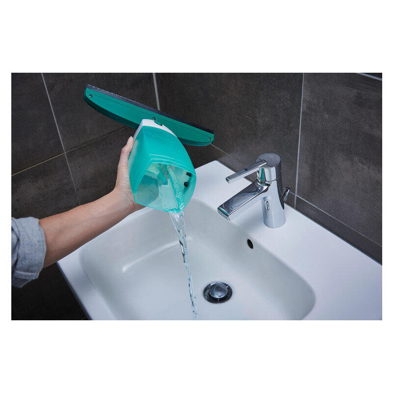 Leifheit 51003 Limpiador Eléctrico Ventana Azul, Blanco, Aspiradora De Ventanas Blanco, Azul, Blanco, 28 Cm, 100 M², 38 Min, 280 Mm, 430 Mm