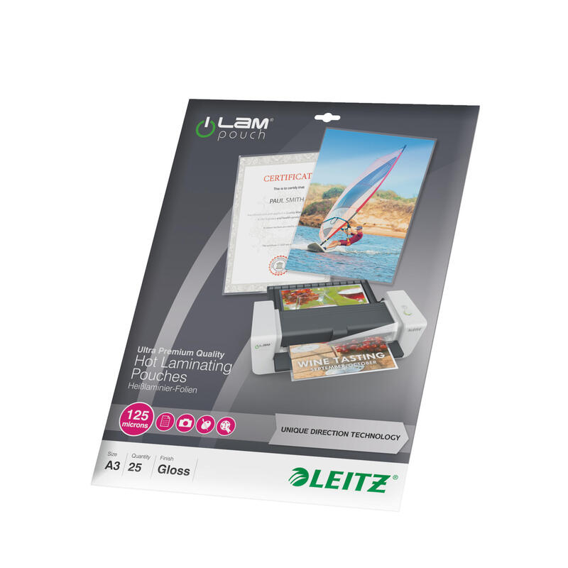 Leitz Lamination Pouch Udt A3 125my -25