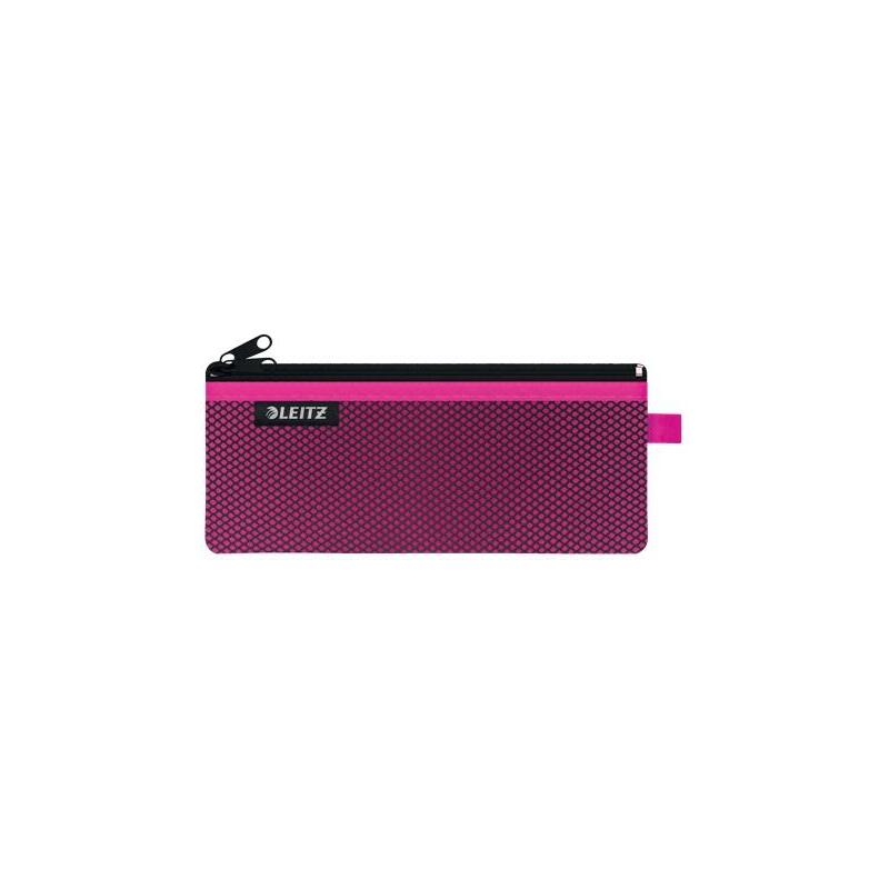 Leitz Wow Bolsa Porta-Todo Mediana 2 Compartimentos - Tamaño 85x6x210mm - Lavable Y Duradera - Cierre De Cremallera -