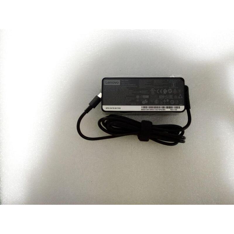 Lenovo 65w  Cargador Usb Type-C Con Cable Alimentación Fru01fr026