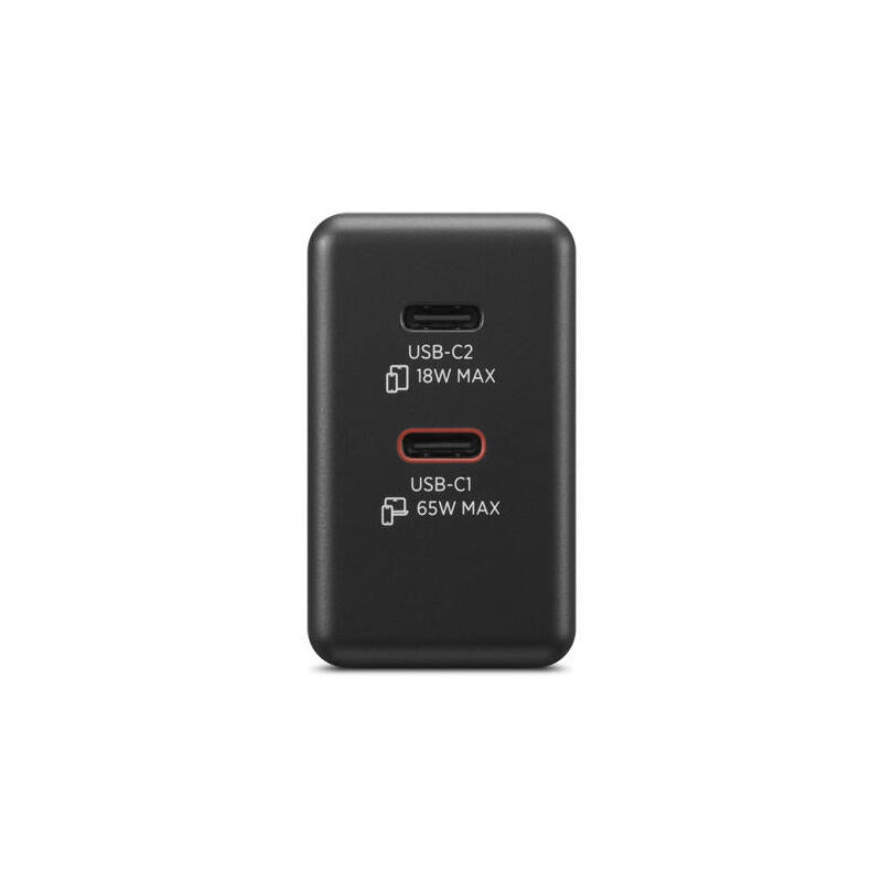 Lenovo Dual Usb-C 65w Gan Charger Negro - Eu
