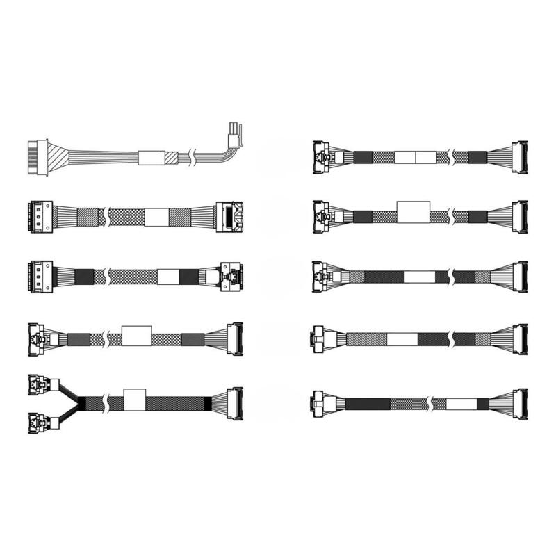 Lenovo Kit De Cables De Almacenamiento - Para 2,5" Chassis-Front