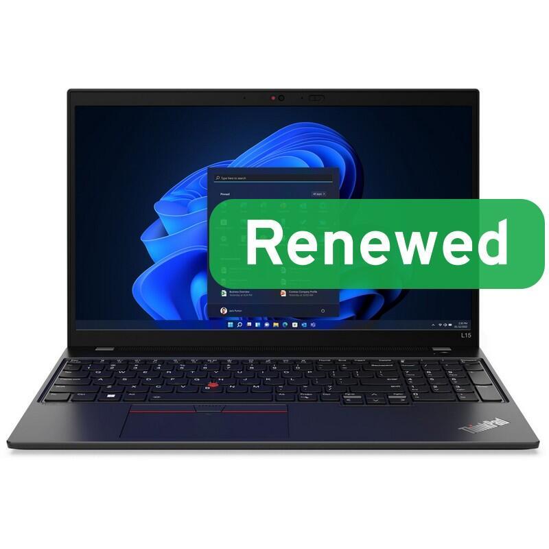 Lenovo Renewed  Grade B  Thinkpad L15 Gen 3  15.6  Ryzen 5 Pro  16gb  Amd Radeon  256 Gb  Us Backlit  N  Windows 11 Pro