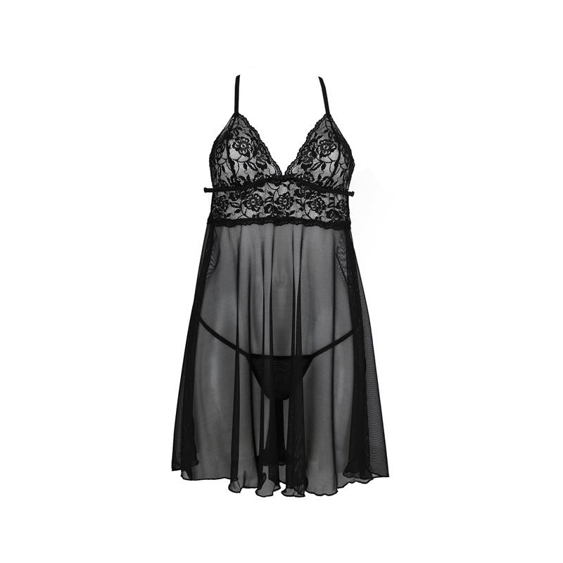 Leslie Chemise Y Tanga Talla (Interno):S/M