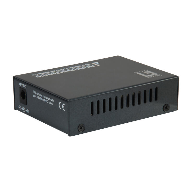 Levelone Gvt-2012 Convertidor De Medio 1000 Mbit/S Negro Rj45 A Sfp Gigabit