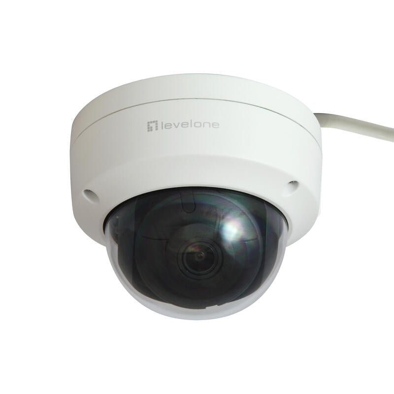 Levelone Ipcam Fcs-3403 Dome Out 4mp H.265 Ir  9w Poe