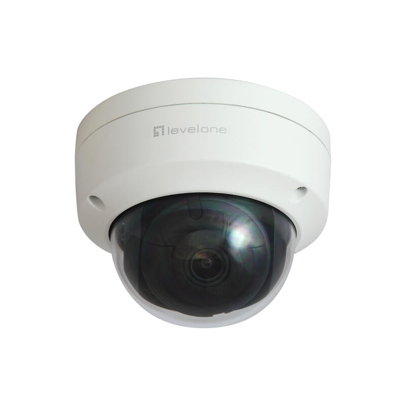 Levelone Ipcam Fcs-3403 Dome Out 4mp H.265 Ir  9w Poe