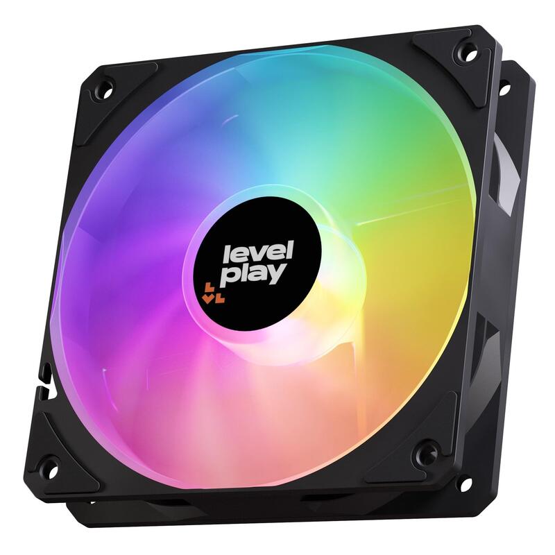 Levelplay Combat Fan Cf120 Argb (Black)