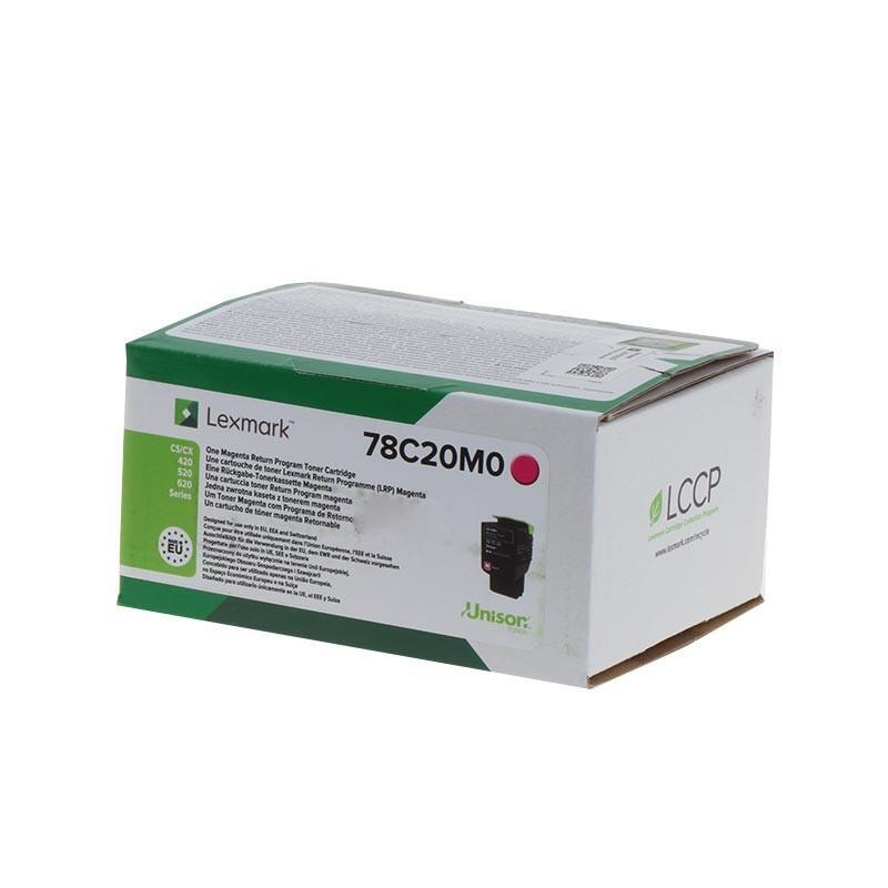 Lexmark Toner Magenta  78c20m0 Para Cs421dn/Cs521dn/ Cs622de/Cx421adn/Cx522ade/ Cx622ade/Cx625ade/Cx625adhe