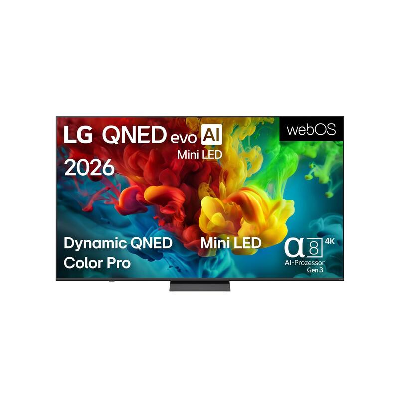 Lg Electronics 65qned83b6a.Aeud (164 Cm (65 Zoll), Negro, Ultrahd/4k, Mini Led, Triple Tuner, 120hz Panel) 65qned83b6a.Aeud