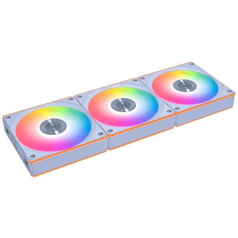 Lian Li Uni Fan Cl Flex Wireless Pwm-Ventilador, Argb - Reverse Blade, 120mm, Blanco, Pack De 3 Con Controller