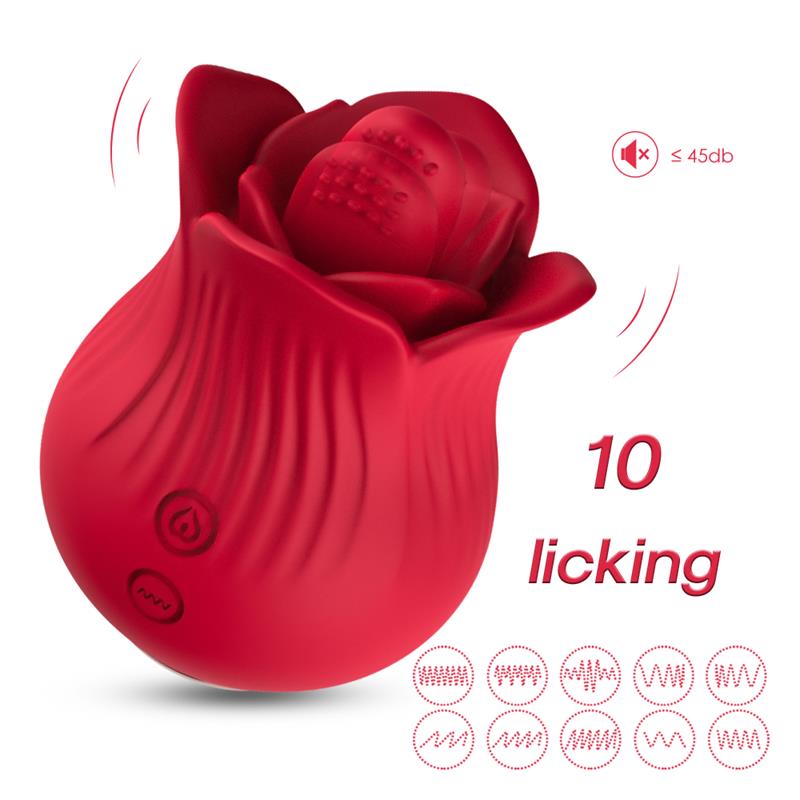 Licking Rose