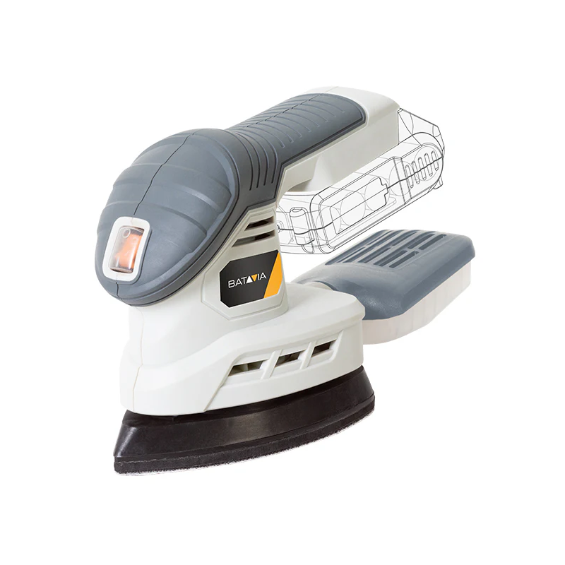 Lijadora De Detalle Batavia De 18 V Sin Batería Ni Cargador