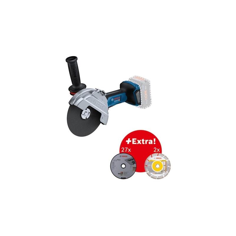 Lijadora Excéntrica A Batería Bosch Professional Gex 18v-125 Professional + Set Básico M480 Azul/Negro, Sin Batería Ni Cargador, En L-Boxx 0615a5004h