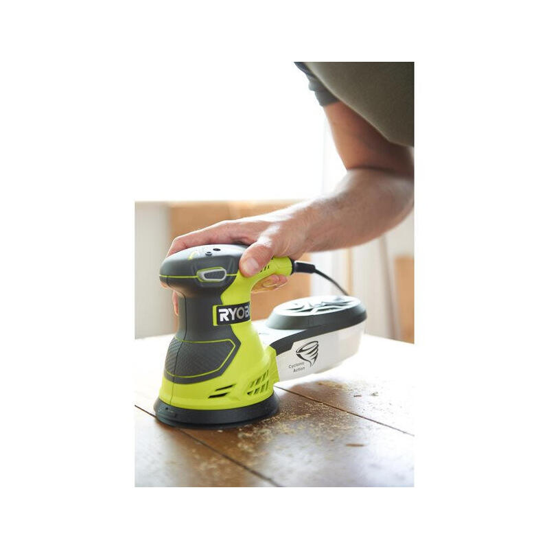 Lijadora Excéntrica Ryobi Ros300 300w Incluye 5 Lijas