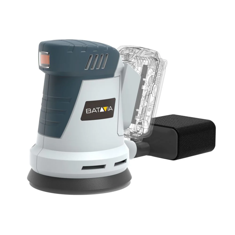 Lijadora  Maxxpack  Excéntrica Con Batería Y Cargador (18 V)