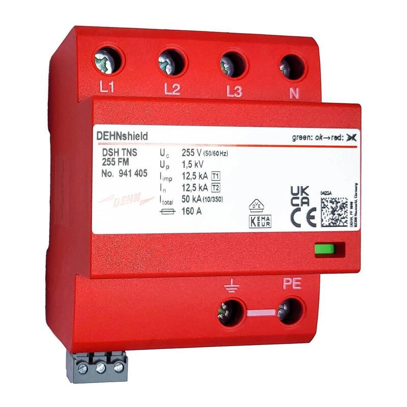 Limitador De Sobretensiones Ac Dehn Tipo 1+2 Dsh Tns 255 (941 405)