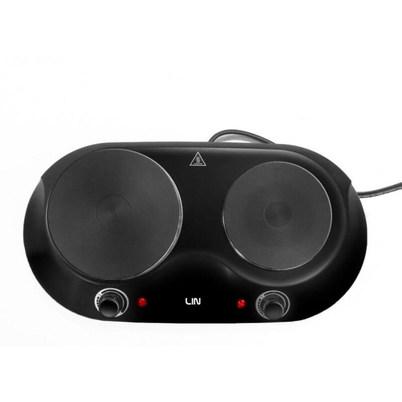 Lin Le-25p2n Cocina Eléctrica De 2 Fuegos 2500 W