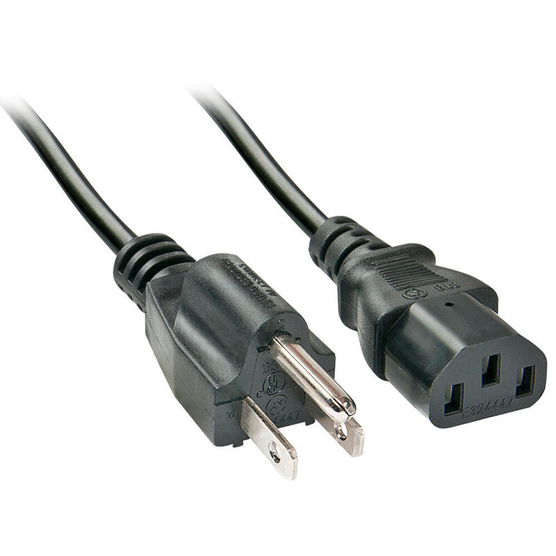 Lindy 30338 Cable De Transmisión Negro 2 M C13 Acoplador
