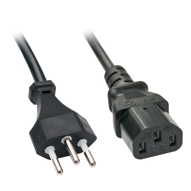 Lindy 30417 Cable De Alimentacíon Negro 2 M C13 Acoplador