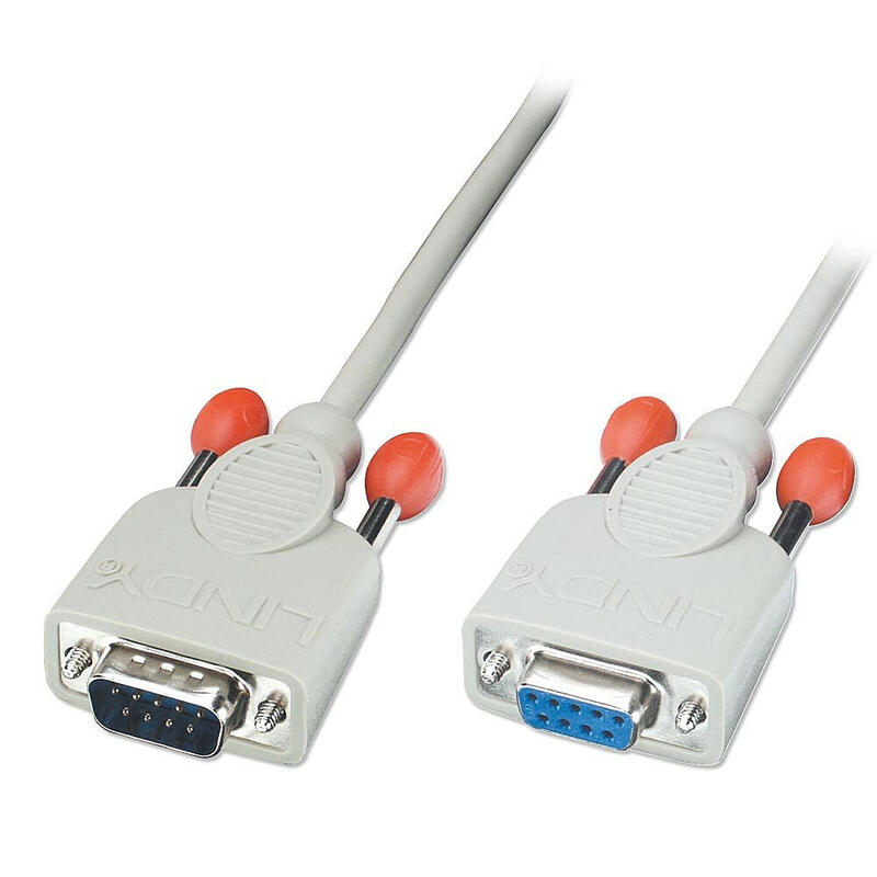 Lindy 31519 Cable De Serie Gris 2 M Rs232 9p-Subd M/H