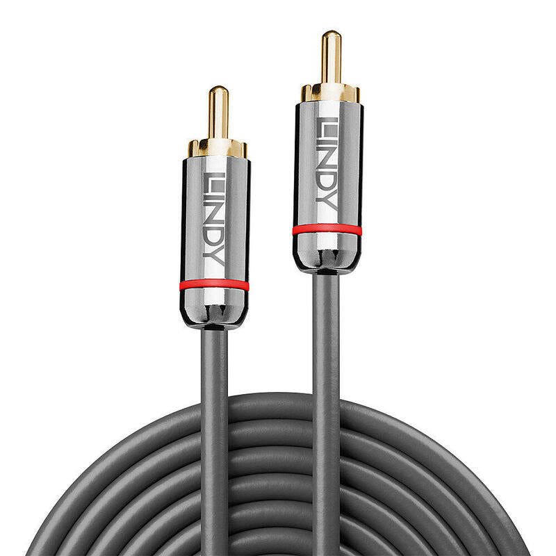 Lindy 35339 Cable De Audio 1 M Rca Antracita