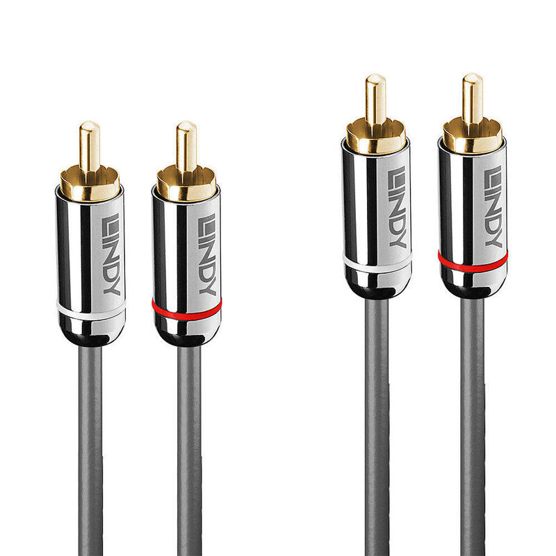 Lindy 35349 Cable De Audio 10 M 2 X Rca Antracita