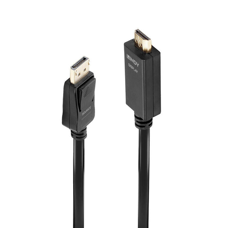 Lindy 36923 Cable  3 M Displayport Hdmi Tipo A [Estándar] Negro