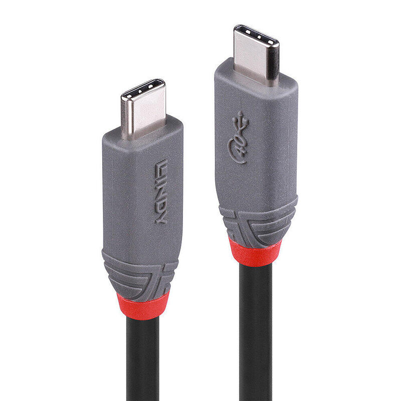 Lindy 36947 Cable Usb 0,8 M Usb4 Gen 3x2 Usb C Negro