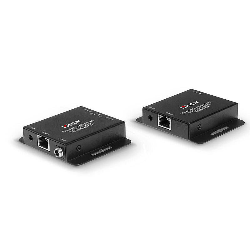 Lindy 38208 Extensor 70m Cat.6 Hdmi 10.2g E Ir Con Poc Y Salida De Bucle